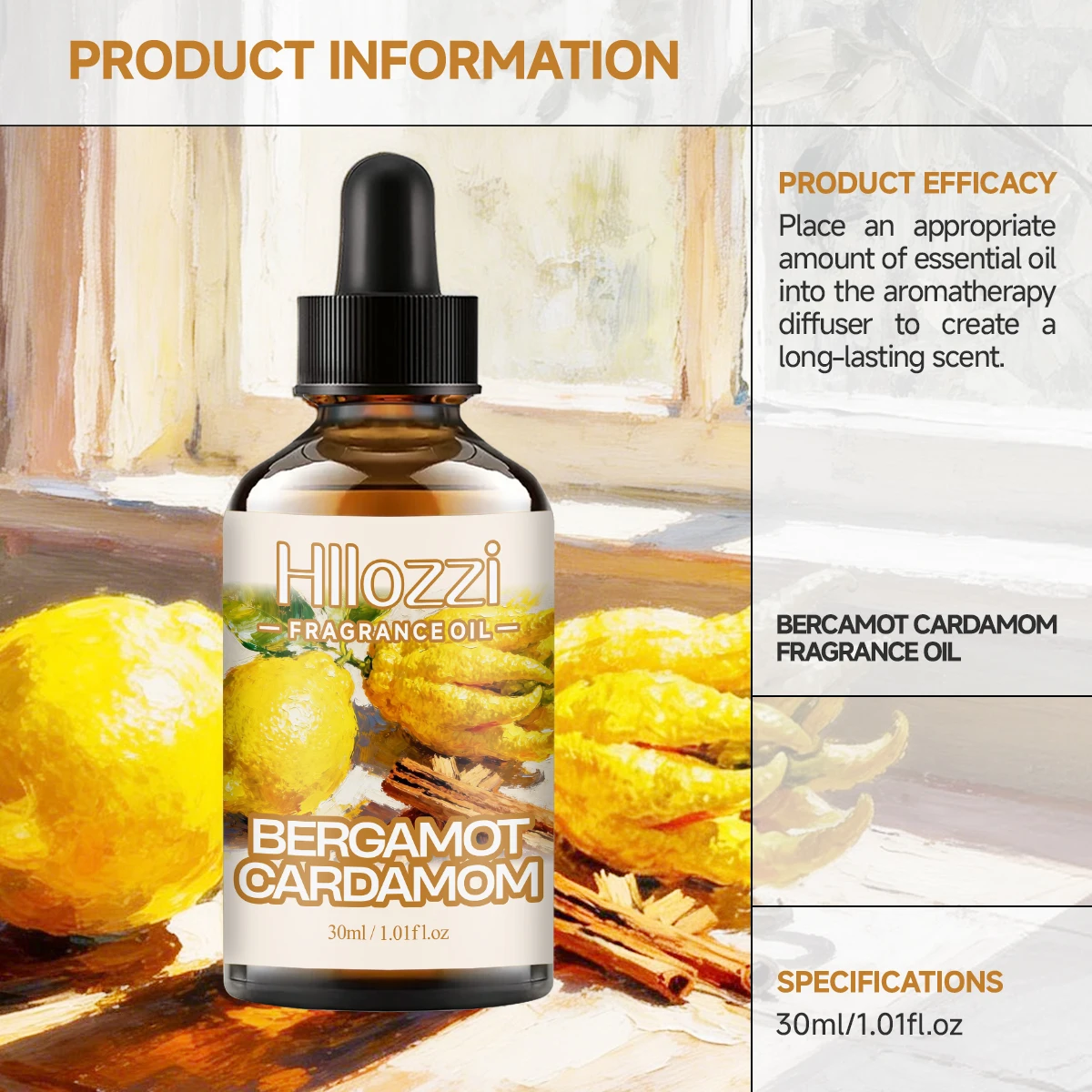 Óleo de fragrância BERGAMOT CA - Home Fragrance Units avaliação e preço