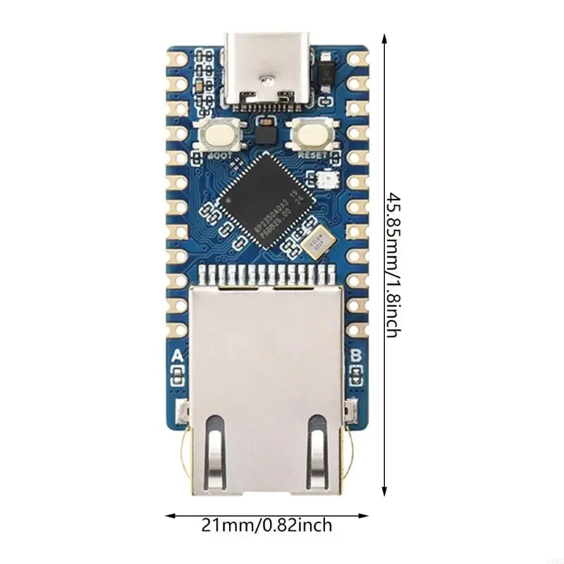 U55c Advanced RP2350 MicroController Scheda Ethernet Development Modulo 14 Pin GPIO