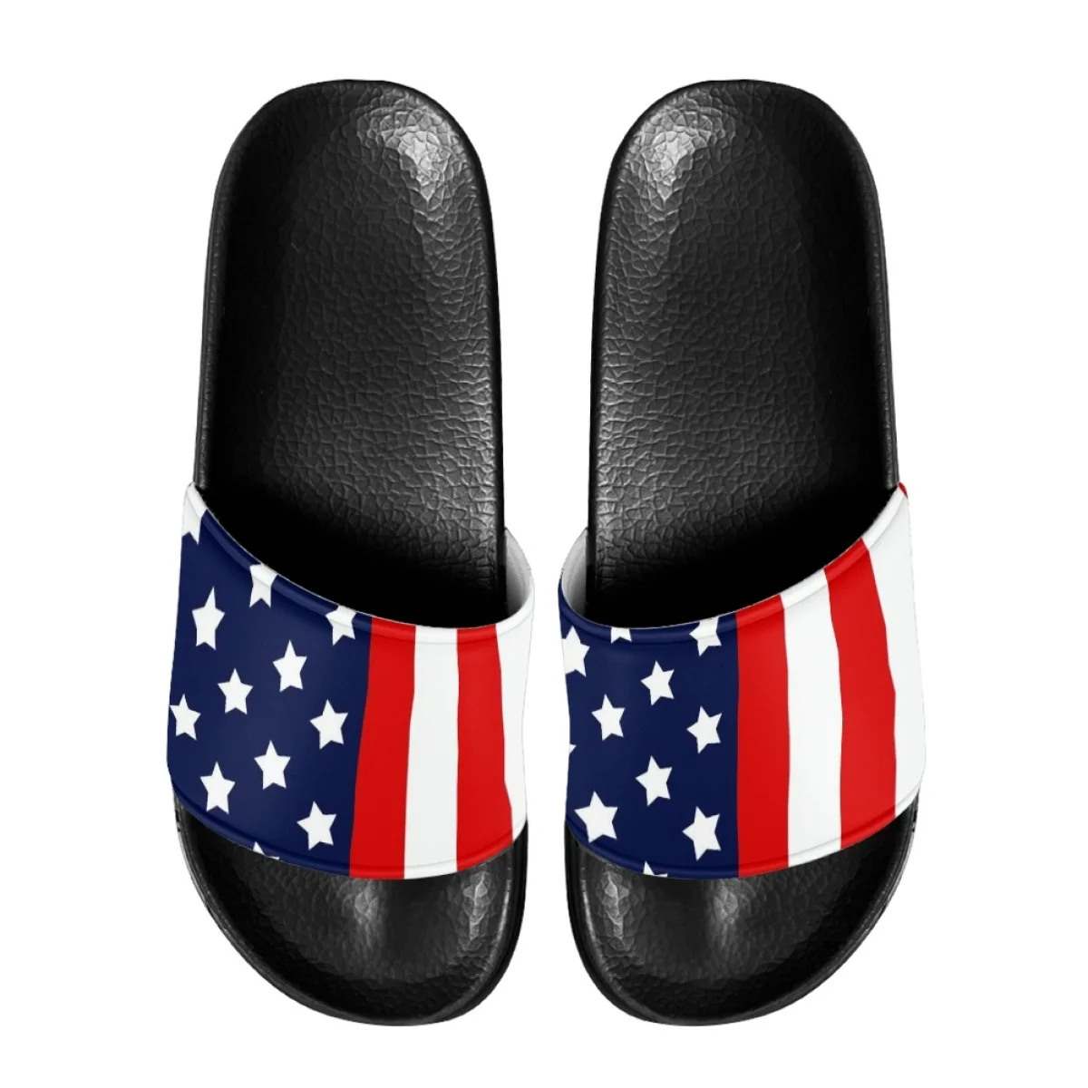 Designer American Flag Pattern Sandals Fashion Home Adult Comfortable Anti-Slip Slippers Cool Beach Slides Gift