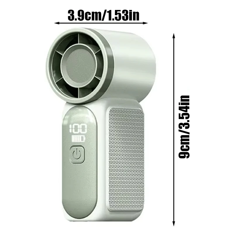 مروحة محمولة صغيرة محمولة 100 سرعة مروحة تبريد قابلة للشحن متعددة الوظائف هدية السفر تبريد للاستخدام في مكتب السفر في الهواء الطلق