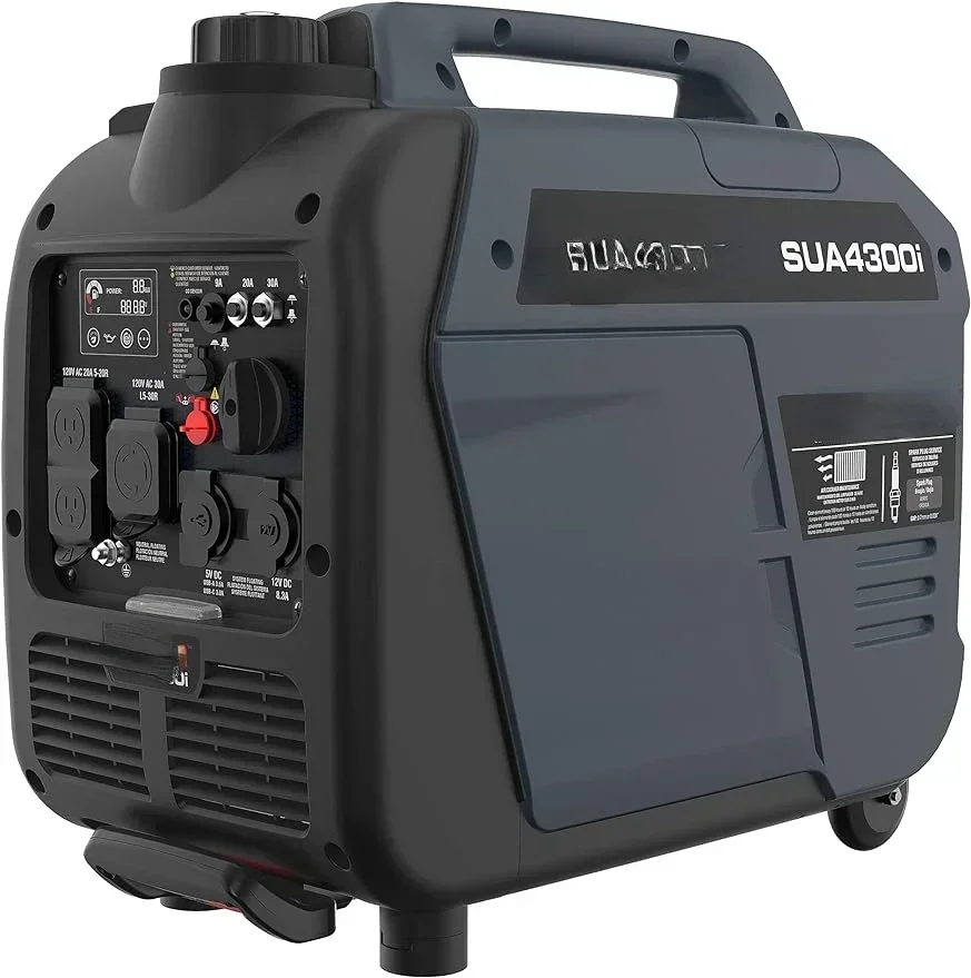 

Hot SalsePortable Inverter Generator Gas, 4300W RV Ready, EPA & CARB Compliant CO Sensor