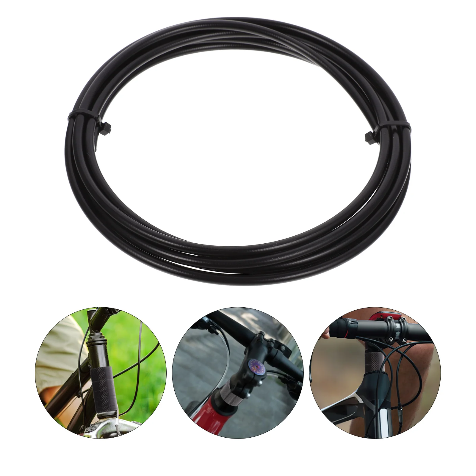

Premium Bike Brake Hose Tube Kit Reliable Front Rear Hydraulic Disc Brake Line Improved Sensitivity Quick Response for Cycling