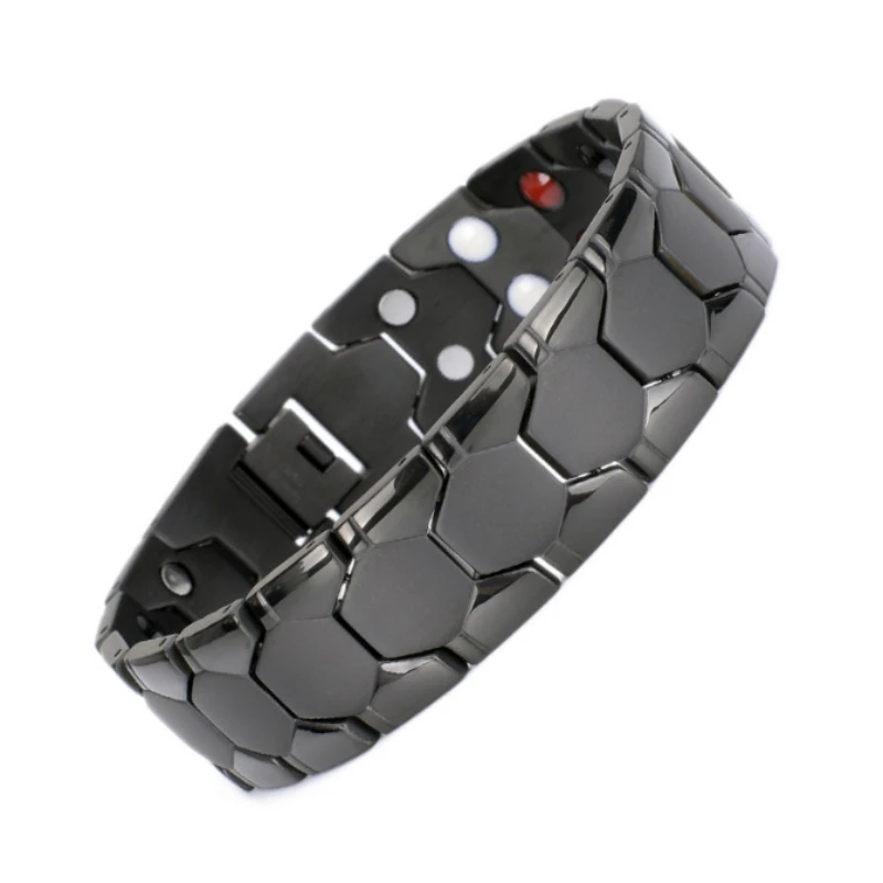 Men's Bracelet Popular Fashion Dropshipping Bracelets & Bangles Charm Germanium Magnetic Power Health Titanium