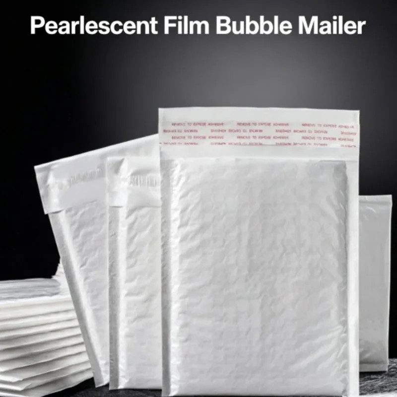 50/100pcs White Bubble Envelope Bag Filled Foam Packaging Mailing Bag Gift Self Sealing Transport Bag
