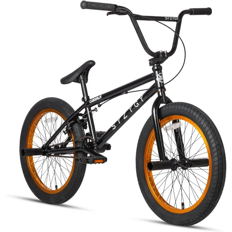 

20-дюймовый велосипед Freestyle BMX для детей старше 6 лет, подростков, начинающих и взрослых, идеально подходящий для городских улиц, парков и скейтлов P