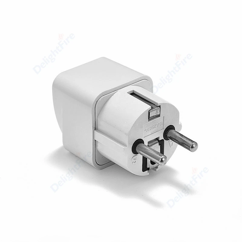 KR EU Plug Adapter US UK To EU KR European Europe Euro  2 Pin 4.8mm German Travel Power Adapter Electrical Socket Plug Outlet