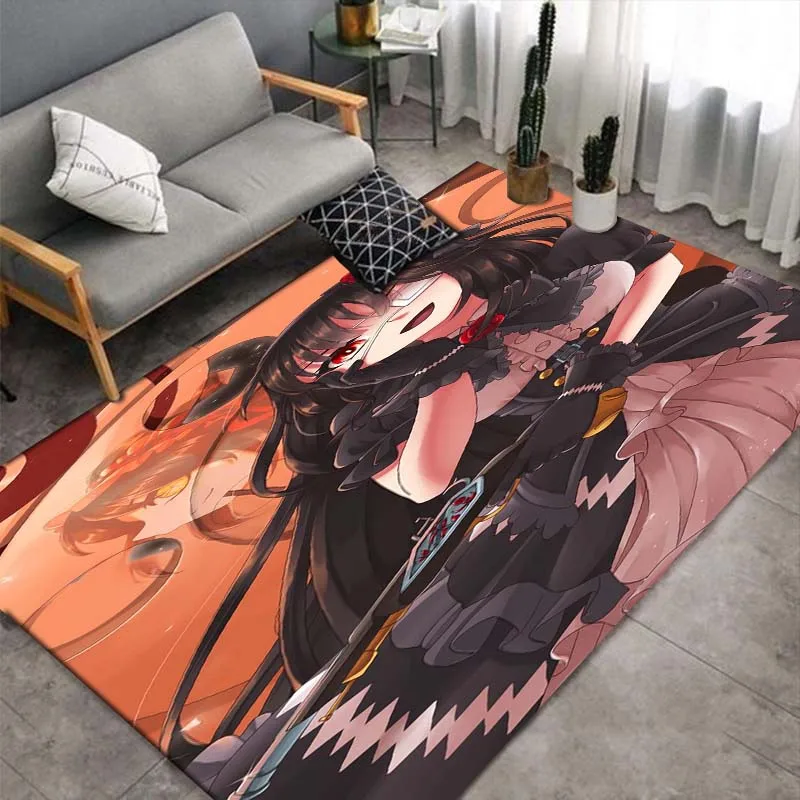 Carpet multi-sizeanime，D-Dating Wars ,Carpet for Living Room Bedroom Kid's Room Home Decor Area Rug Non-slip Mat Sofa Mat