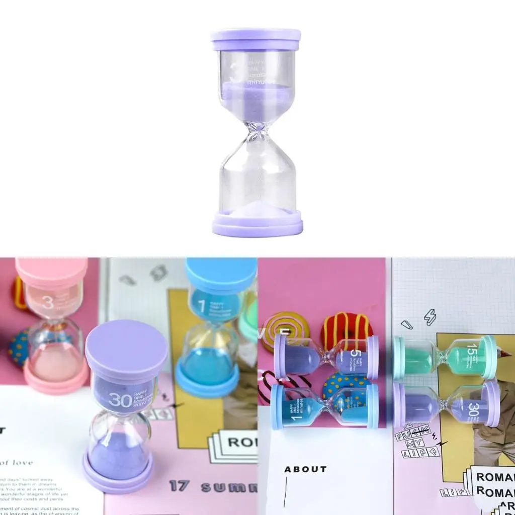 3/5/15/30 Minutes Hourglass Sand Watch Sand Clock Children Kid Gift Sand Timer Hour Clock Office Decoration