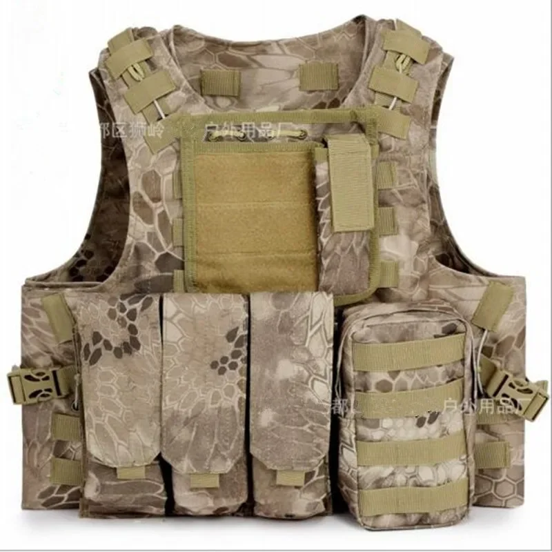 Army Fan Outdoor Shooting Training Combat Vest Men Women Field Hunting CS Game Camouflage Tactical Military Waistcoat