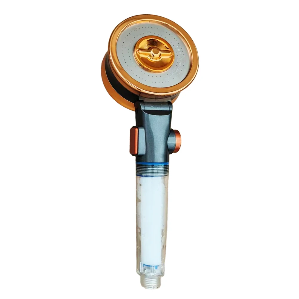 

Handheld Shower Head with Water Filter Double Sided Control Adjustable Water Pressure Suitable for Hydrating Skin and Hair Care