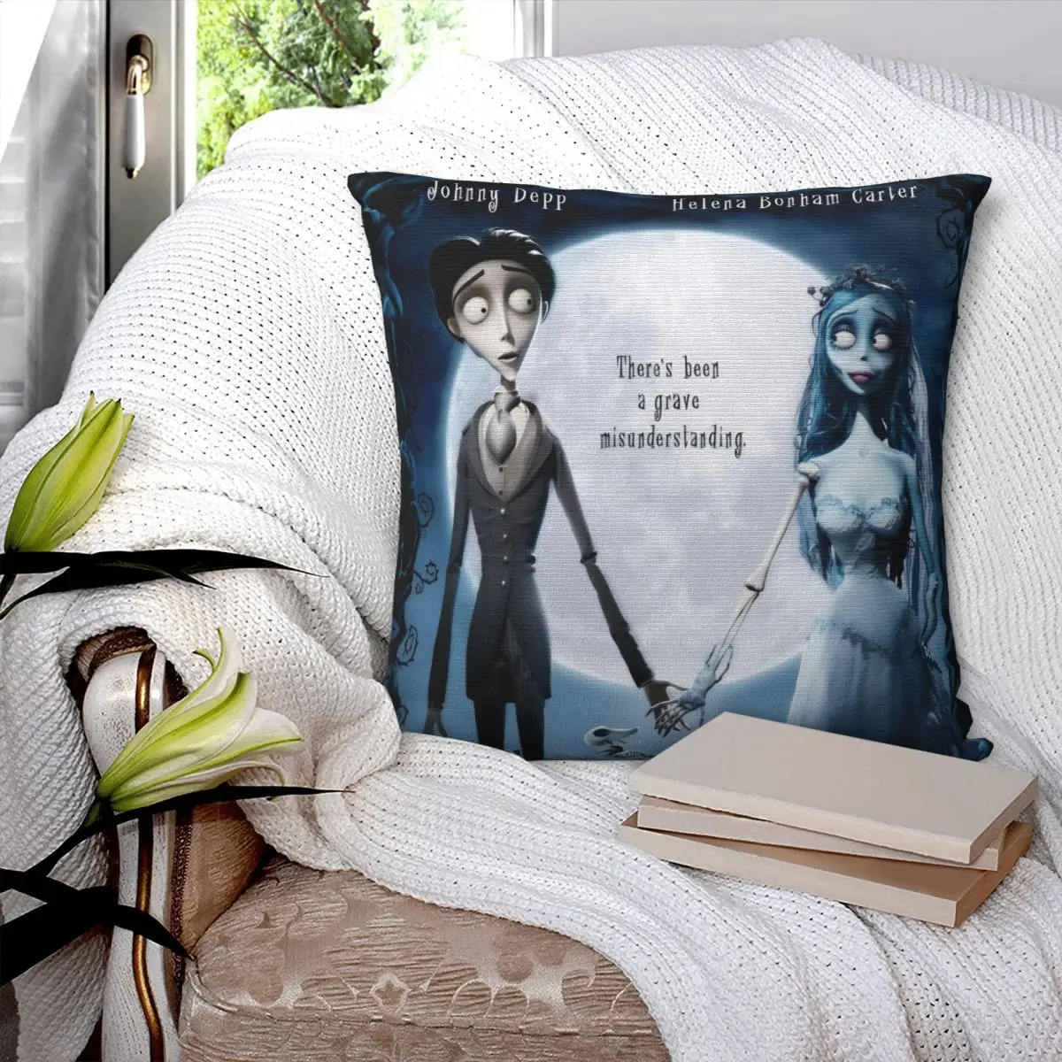 Corpse Bride Emily Pillowcase Soft Polyester Cushion Cover Decor Pillow Case Cover Home Dropshipping 18