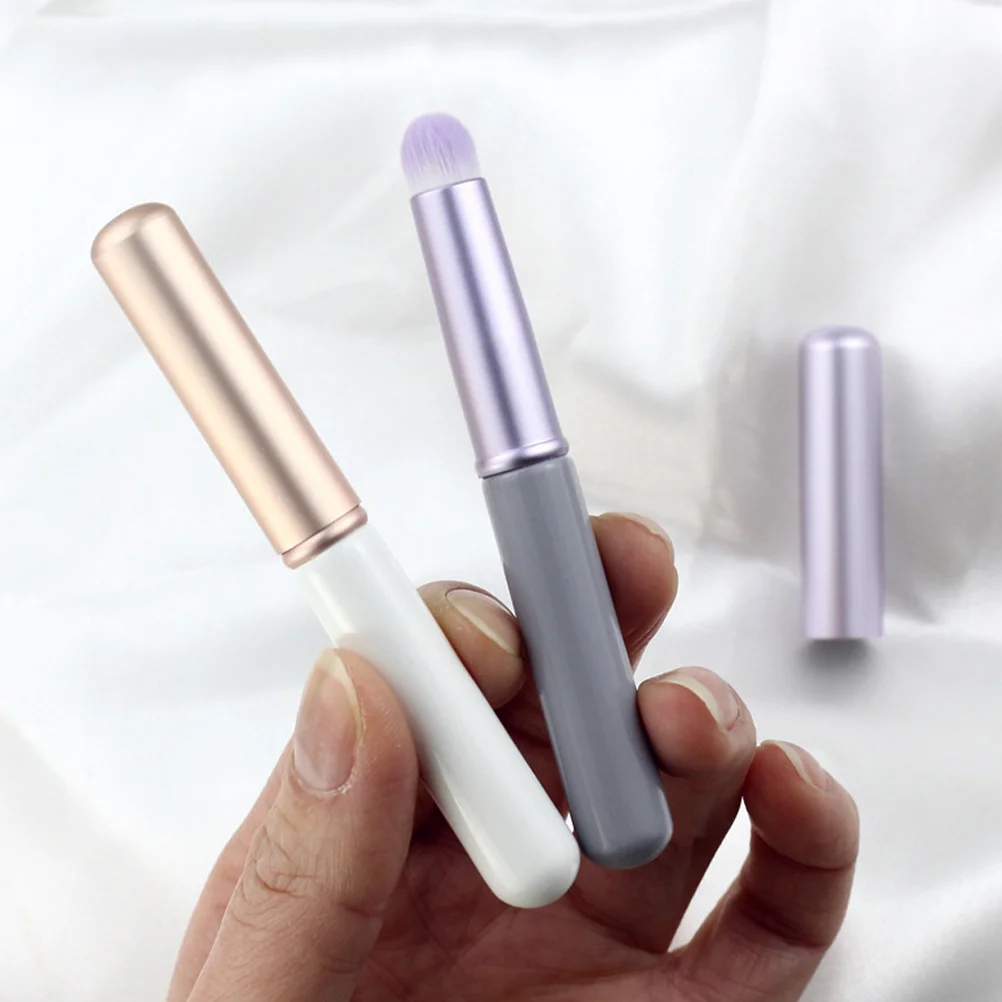 3pcs Lip Brush Set Soft Precision Lipstick Applicator For Cream Makeup Women Beauty Tools Contour Highlighter Blush Face Brush