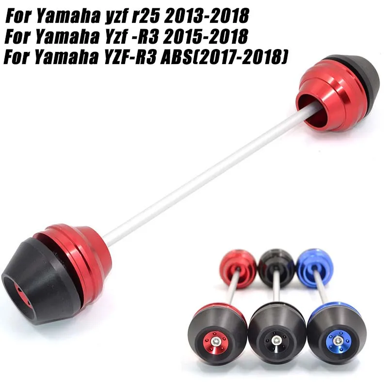 

Motorcycle Front Rear Axle Crash Slider For Yamaha YZFR25 YZFR3 YZF-R25 YZF-R3 ABS 2017-2018 YZF R3 R25