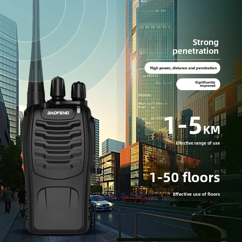 

Durable Baofeng BF-888S Walkie-talkie Radio High-power Communication Equipment Handset Anti-jamming