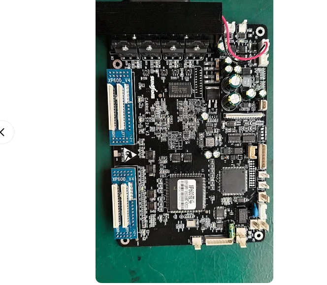 XP600 dual head motherboard, 5th and 7th generation package, white color hot stamping UV Senyang board small board