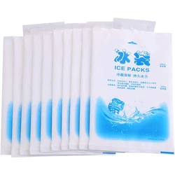 10pcs Gel Ice Packs Reusable Cold Compress Packs for Injuries, Pain Relief,Safe Eco-Friendly Hot and Cold Gel Packs