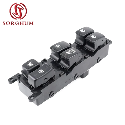 Imagen 2 del producto Accesorios de coche SORGHUM para KIA RIO 2 JB 2007 2008 2009, interruptor principal de ventanilla eléctrica, botón elevador de Control 93570-1G200 935701 G200