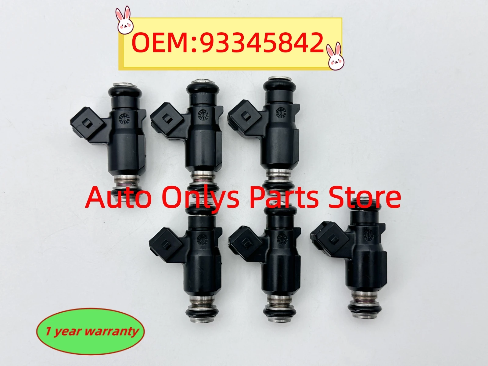 

6 шт., высокое качество 93345842 Новая топливная форсунка для 4-тактных двигателей Mercury Marine EFI 2002-2010 гг., 30, 40, 50, 60 л.с. 25342385