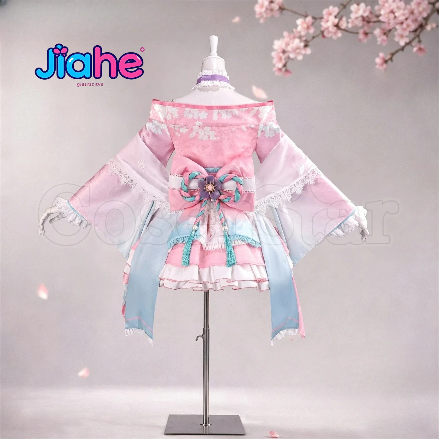 

Dorothy Doro Anime Nikke Cosplay Costume Outfit Dress Girl pink sweet Lolita Halloween Carnival Role Play Uniform Prop kimono