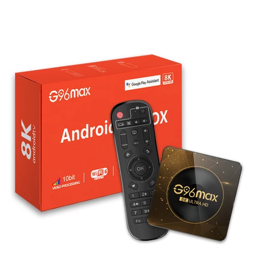 G96max A13 Android 13 8K TV Box Wifi 6 Transmisión Reproductor multimedia Rockchip 3528 32G64G Gran memoria Netflix Youtube TV en vivo gratis