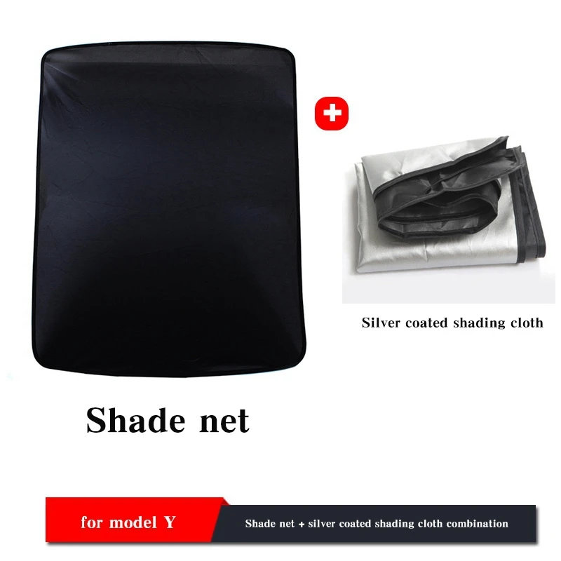 Car Rear Sun Visor Roof Glass Sunshade UV Block Skylight Shades Protector For Tesla Model Y Accessories