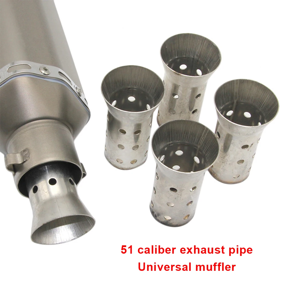 

Motorcycle Exhaust Muffler Replacement Motorbike Stainless Steel Silencer Noise Eliminator Repair Modified Spare Parts