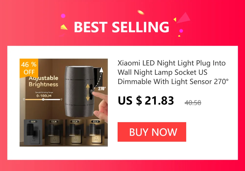 Night Light Plug Into Wall EU US UK Plug In Night Lamp With Dusk to Dawn LED Light Sensor 3 Colors Dimmable For Bedroom