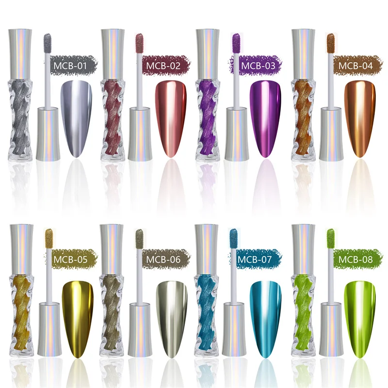 7 colori Nail Fairy Powder Manicure Nail Mirror Powder Liquid Highlight M forniture per unghie e strumenti per Manicure Fairy Aurora