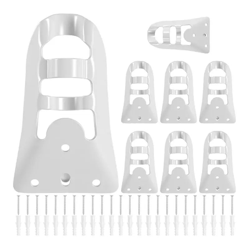 

ABGH-Mini Flags Poles 8 Pcs Flag Pole Holder For Outdoor For Outside House Metal Mounting Bracket Bracket Mount