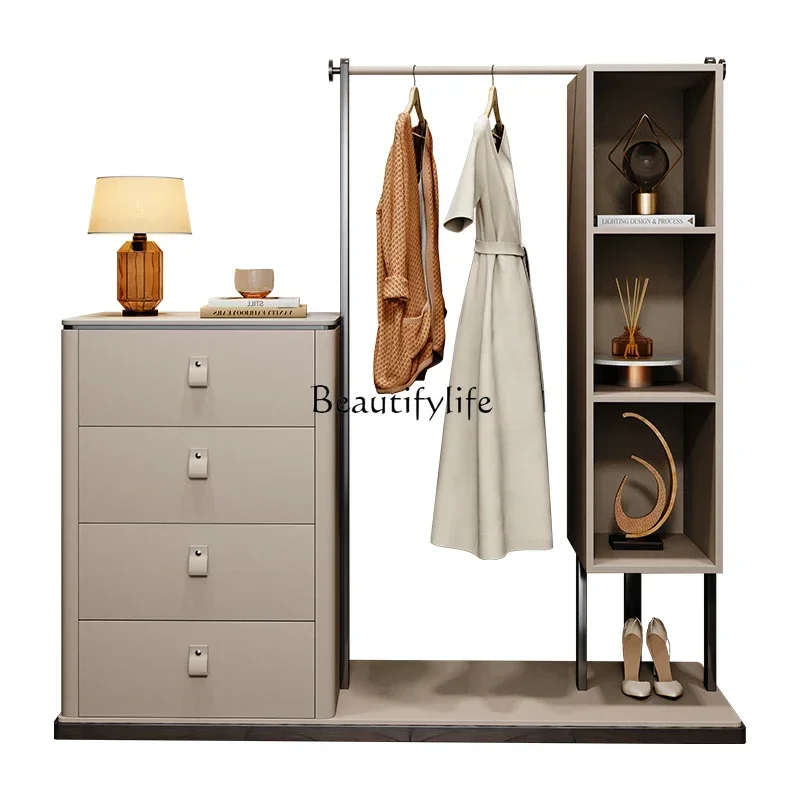 

ld36**Italian minimalist coat rack floor-to-ceiling bedroom modern minimalist storage designer hanger