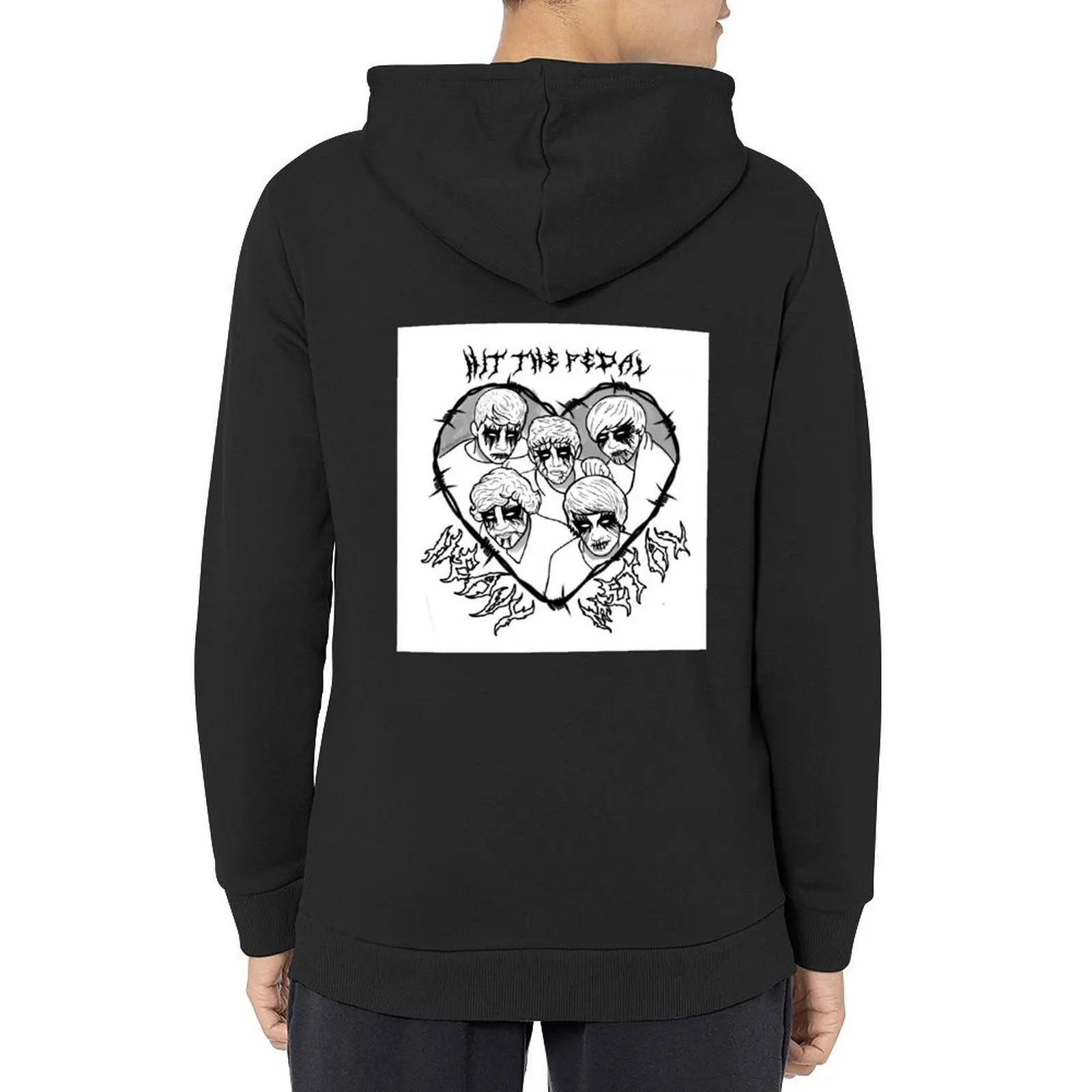 

Heavy Metal 1 D inspired Hoodie men's winter sweater male clothes men's coat men wear tracksuit