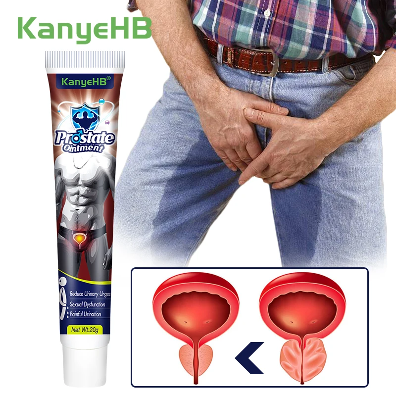 1Pcs Prostatitis Treatment Ointment Prostatic Plaster Urethritis Recovery Cream Man Urological Prostate Funtion Health Care G014