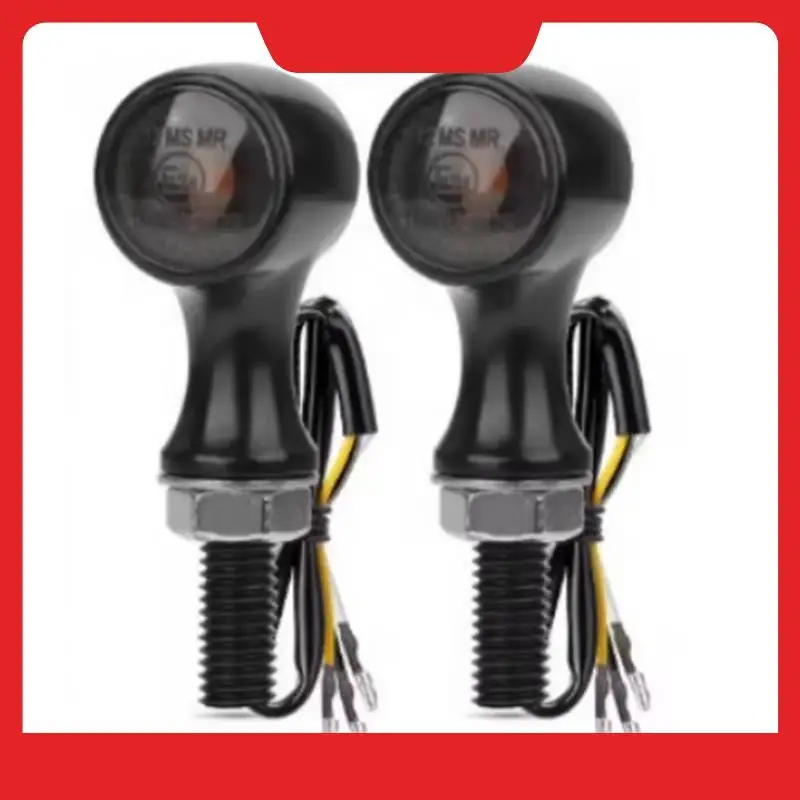 

Тормозная лампа Daul Цвет Желтый Белый Свет 12 В Мотоцикл 2 шт. Указатель поворота 3-контактный индикатор Задний фонарь