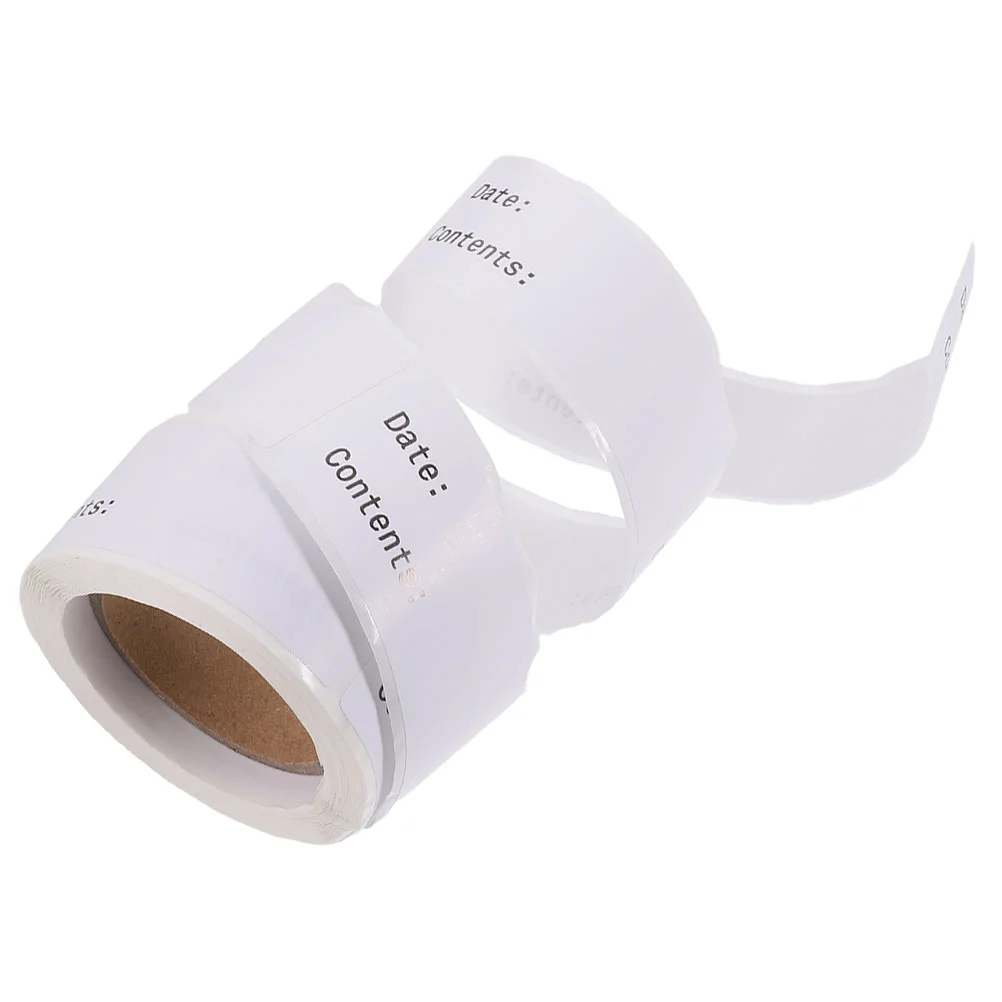 

Food Storage Stickers Multi-function Label Labels Blank Portable Copper Plate Freezer