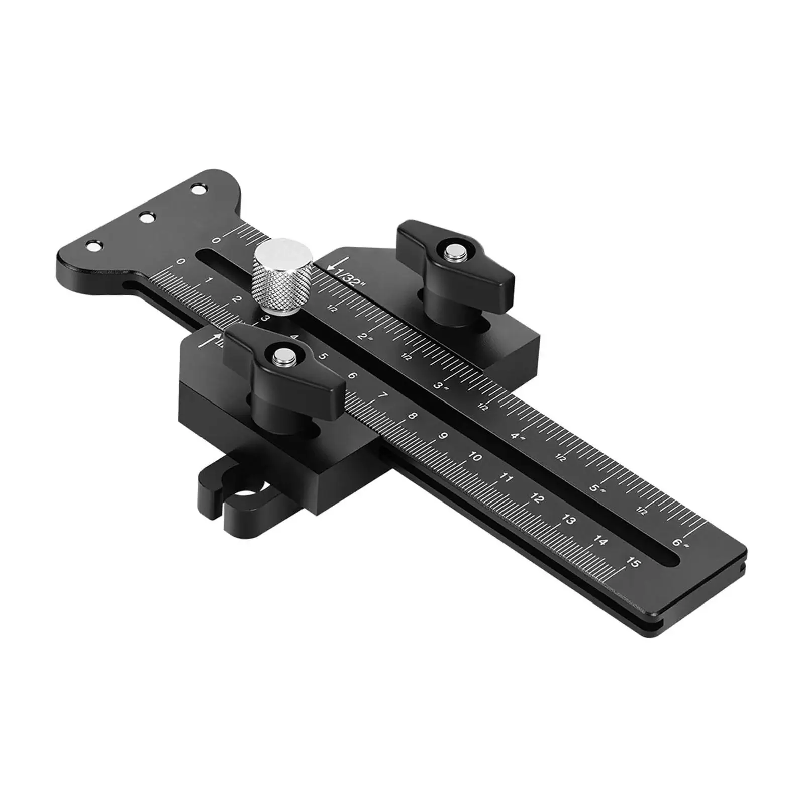 Table Saw Jig Guide Woodworking Router Roller Sliding Tenon Tool Aluminium Alloy for Crafting Boards