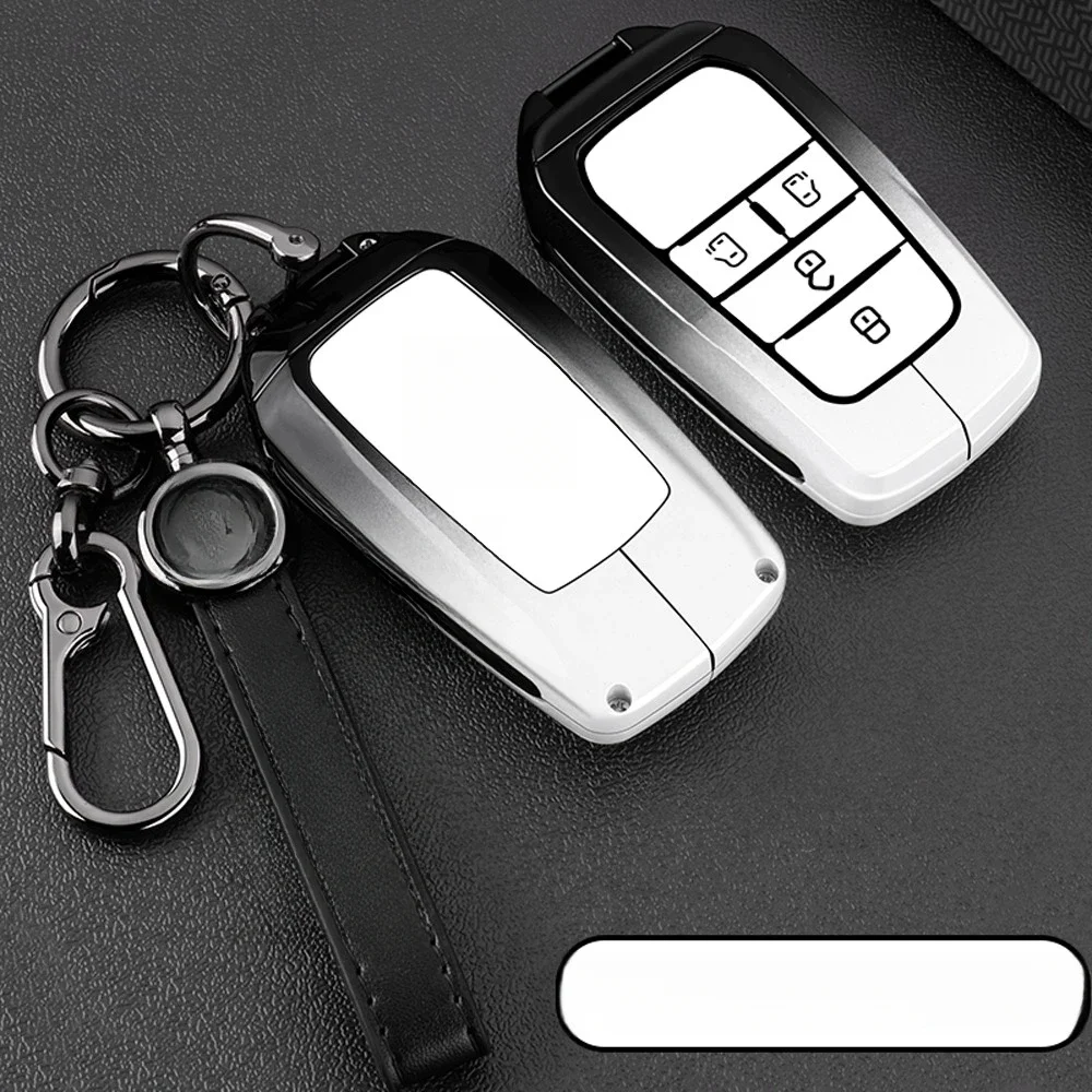 

zinc alloy Key Case Cover Shell For Toyota Yaris Land Cruiser Prado150 RAV4 Venza SIENNA Corolla SE 2023 Camry 50 55 TLC200
