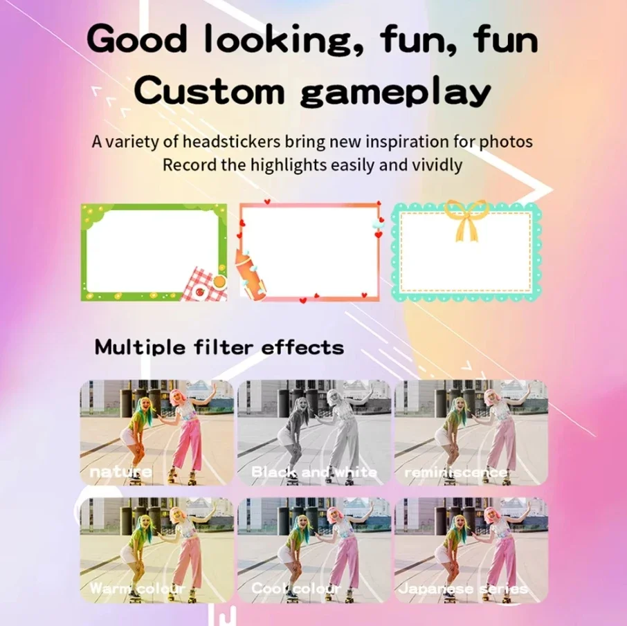 كاميرا رقمية عالية الدقة بدقة 4K 64 ميجابكسل كاميرا تصوير فيديو كاميرا فيديو بشاشة 2.4 بوصة للتصوير الفوتوغرافي للأطفال والكبار المبتدئين #5