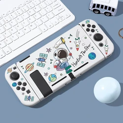 Cartoon Astronaut Protective Case Compatible With Nintendo Switch, Anti-drop TPU Soft Shell,Protective Cover Shell, Accessories