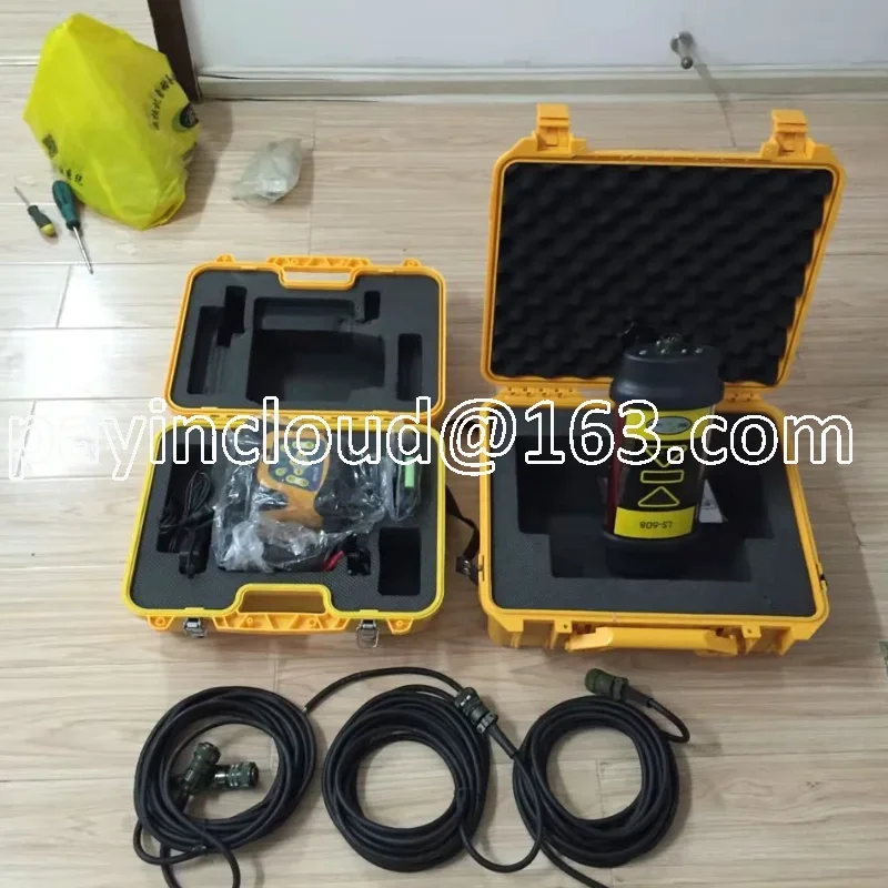 Satellite Laser Grader 526 Transmitter Hand-held Receiver Pavement Engineering Level