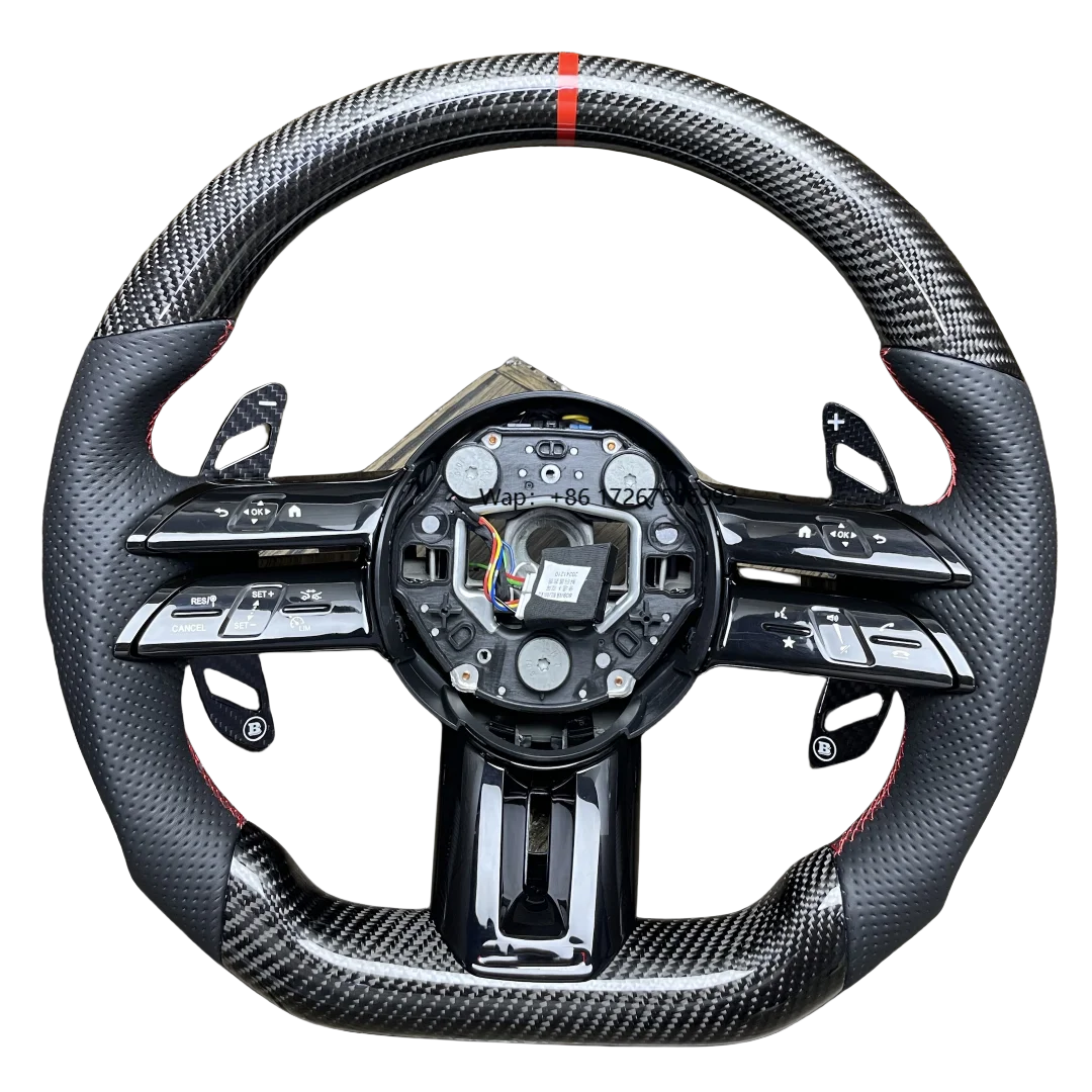 

Steering Wheel with Leather for Class C E W213 W203 W205 Carbon fiber steering wheel