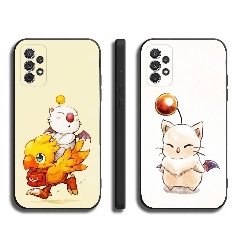 M-Moogle Final Fantasy Phone Case For Samsung Galaxy A20,A21s,A22,A31,A32,A52,A53,A72,73,A80,A91Soft Black Cover