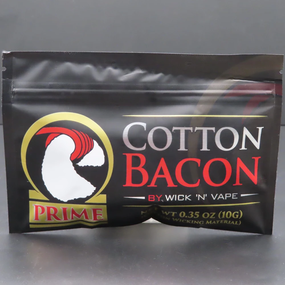 100% New 2.0 Cotton Bacon Vape Cotton Bacon Electronic Cigarette Version Fit For RDA RTA Atomizer Tank Vaporizer Ecig