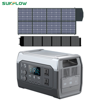 1800W 1024Wh Porable Power Station Outdoor Lifepo4 Battery UPS Function Pure Sine Wave Solar Generator Battery Emergency Power