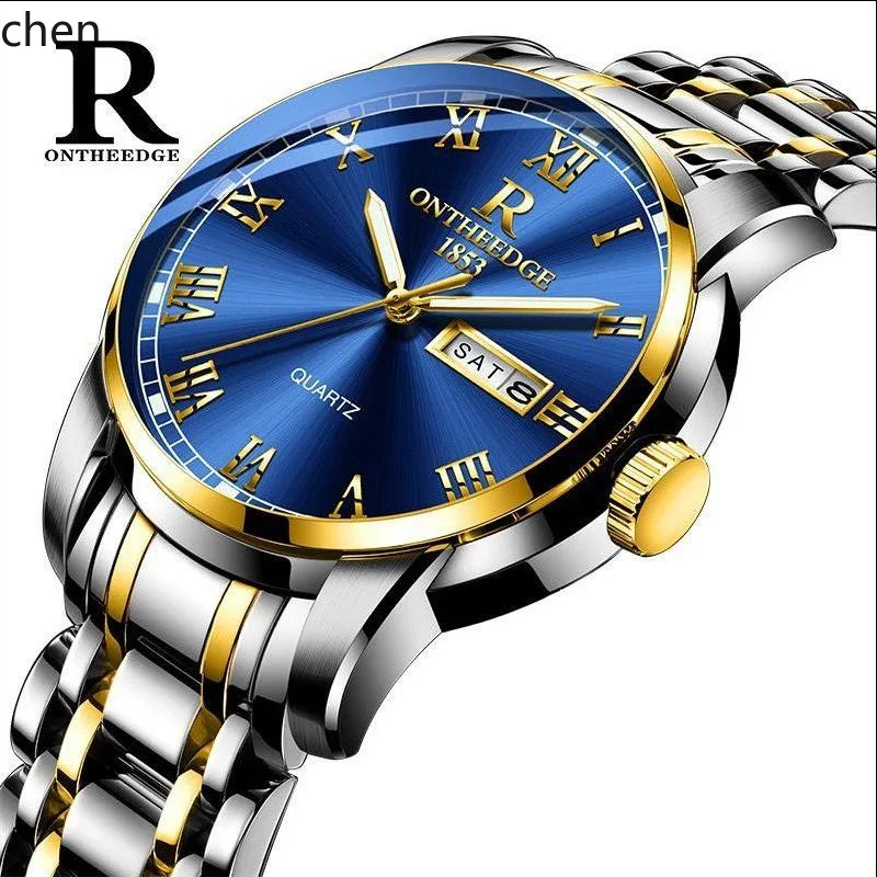 ZML Waterproof Luminous Men's Watch, Alloy Quartz Watch, High-Style Men's Business Watch