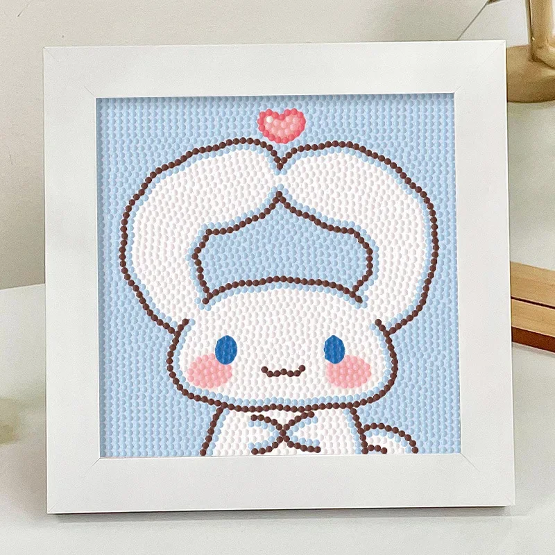 New Anime Cinnamorolls Diamond Painting Children\'s DIY Hand-made Cross-stitch Paste Diamonds Embroidery Material Kit Wholesale