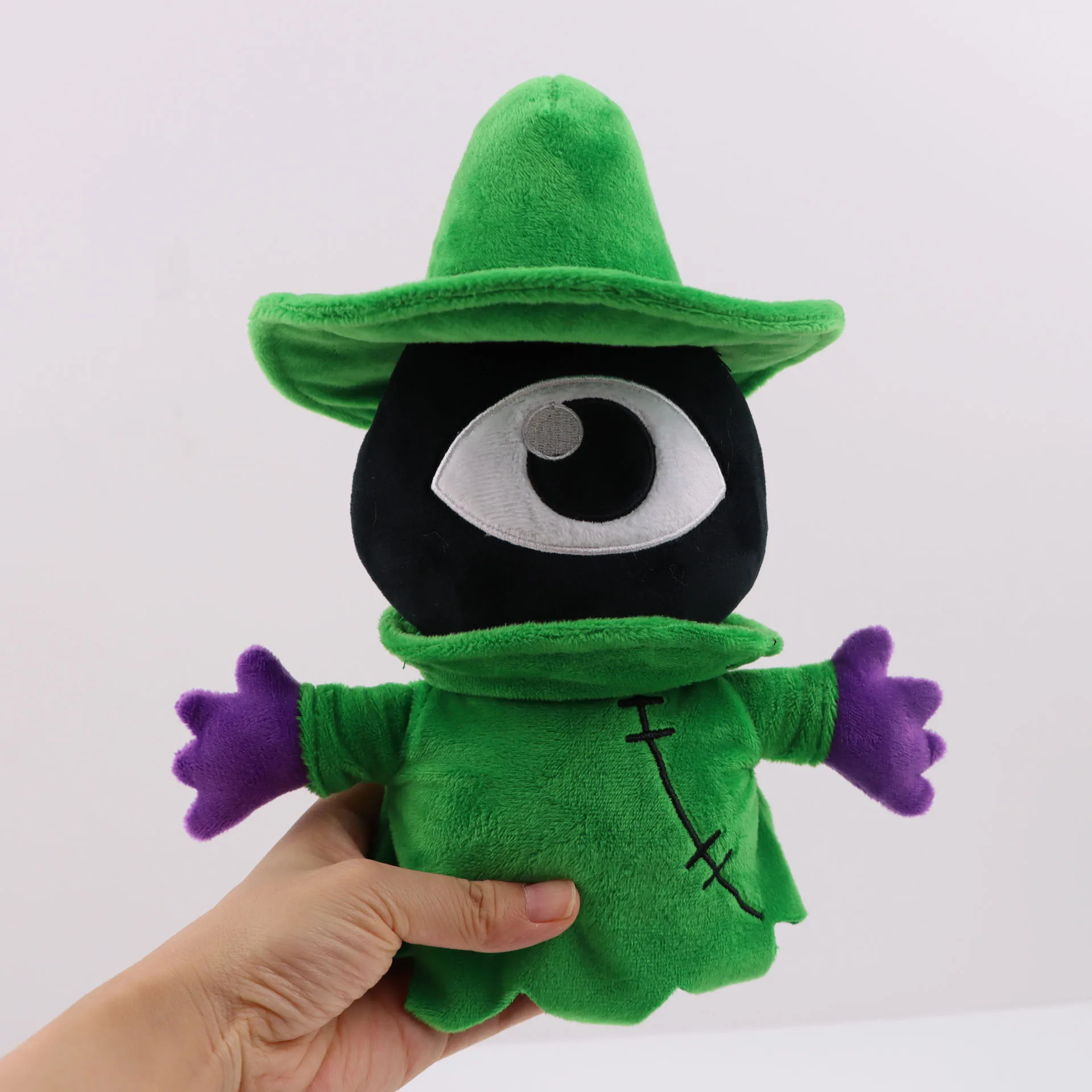 

25cm Hot Game Green Mage Everhood Horro Games Halloween Plush Toy Soft Stuffed Animals Doll Halloween Birthday Gift for Children