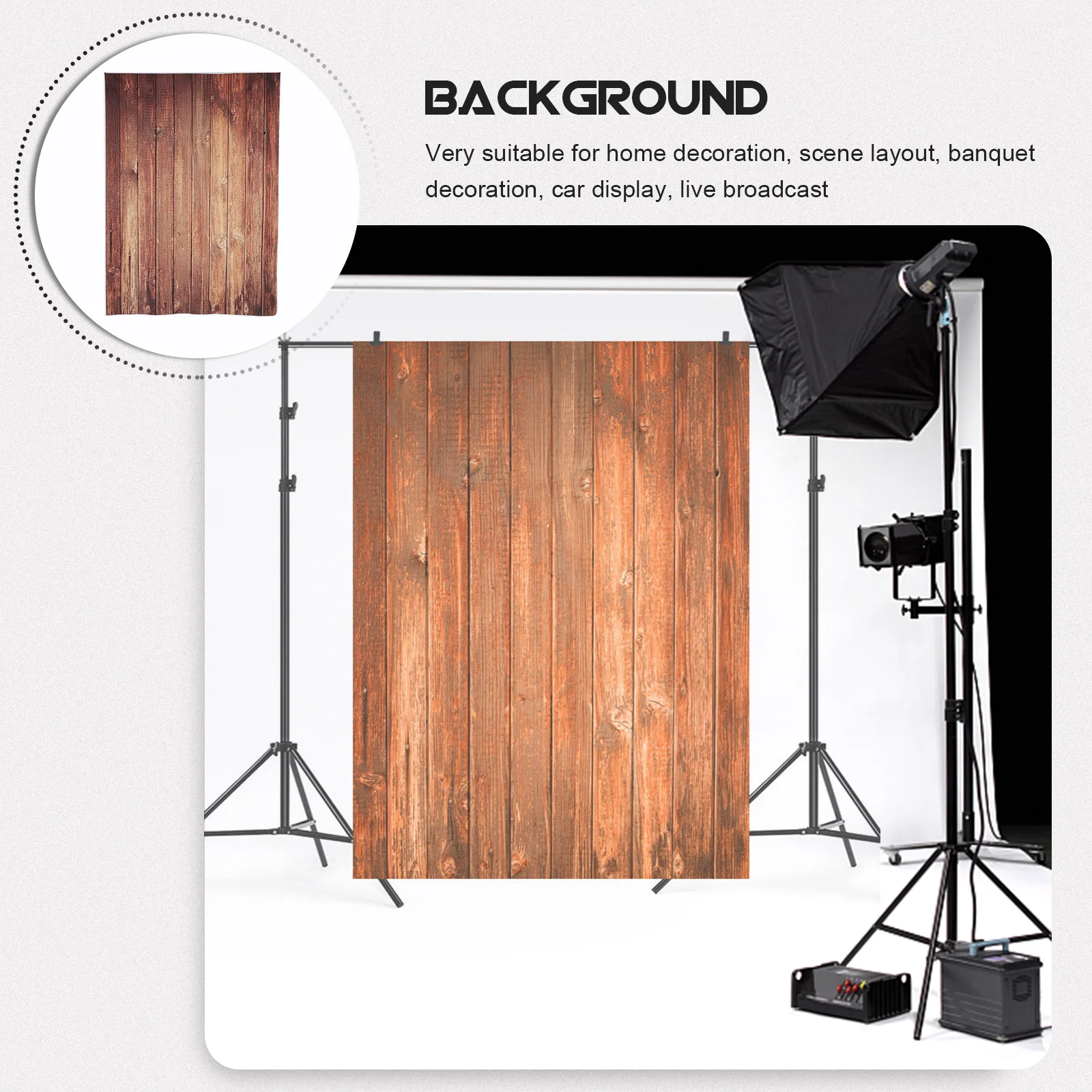 

Wood Grain Photo Background Vinyl Fabric Rustic Scene Decoration Tapestry For Photography Studio Setup Backdrop Prop
