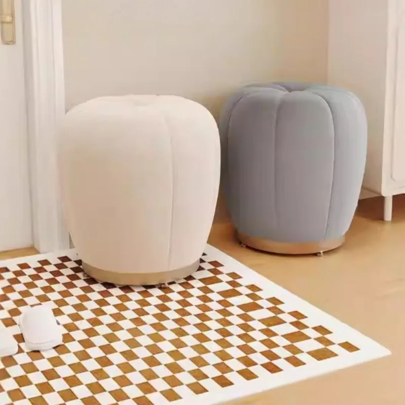 Portable Vanity Chairs Stool Adults Nordic Entrance Minimalist Luxury Stool Bedroom Gaming French Small Furniture Accessories view 4