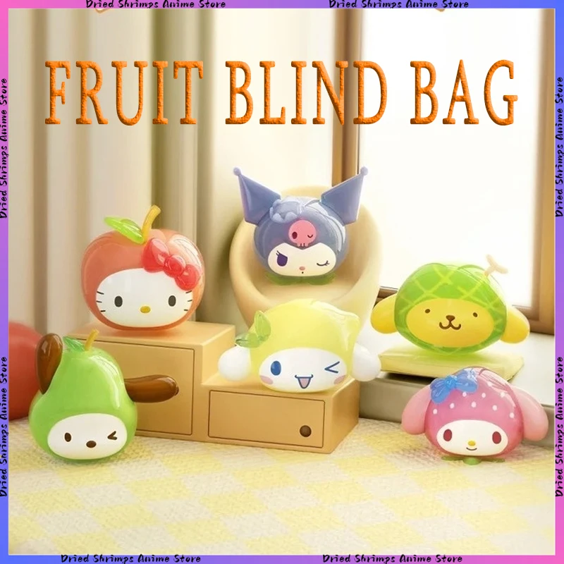 

original Cute summer Fruit Series MYSTERY Blind Box Ornament Blind Bag Desktop Doll Decor Fashion Exquisite Wholesale Toy Gifts