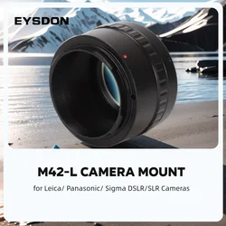 EYSDON M42 To L Mount Camera T-Ring Adapter for(Leica, Panasonic, Sigma) L Bayonet  Astronomic Telescopes Photography -#92740